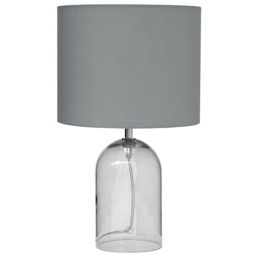 Lampa stołowa DEVOLL Szkło Szary