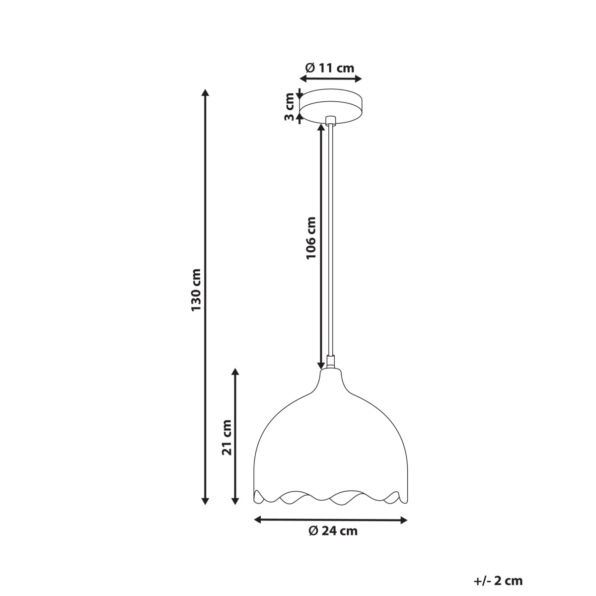 Lampa wisząca GOMATI Drewno mango Jasnobrązowy