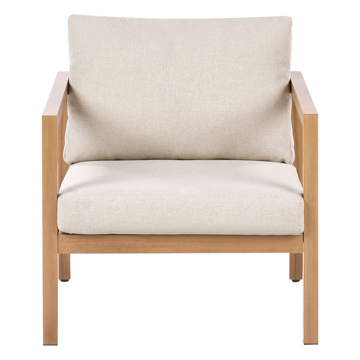 Zestaw ogrodowy ze stolikiem dla 5 osób ONETA Metal Jasnobrązowy