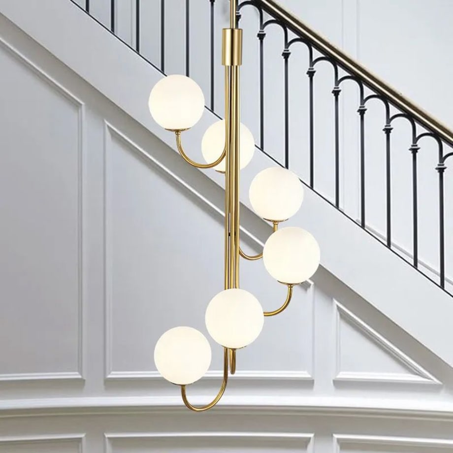 Lampa sufitowa wisząca złota 6xG9 APP1585-6CP Gold