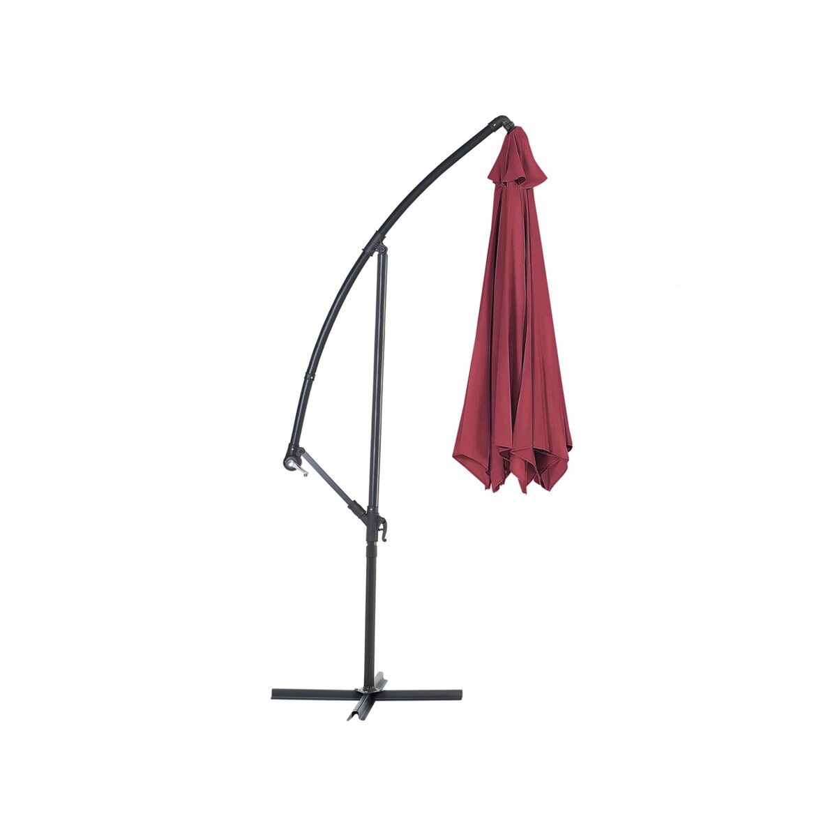 Parasol ogrodowy ⌀ 300 cm burgundowy RAVENNA