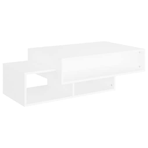vidaXL Stolik kawowy, biały, 105x55x32 cm, materiał drewnopochodny
