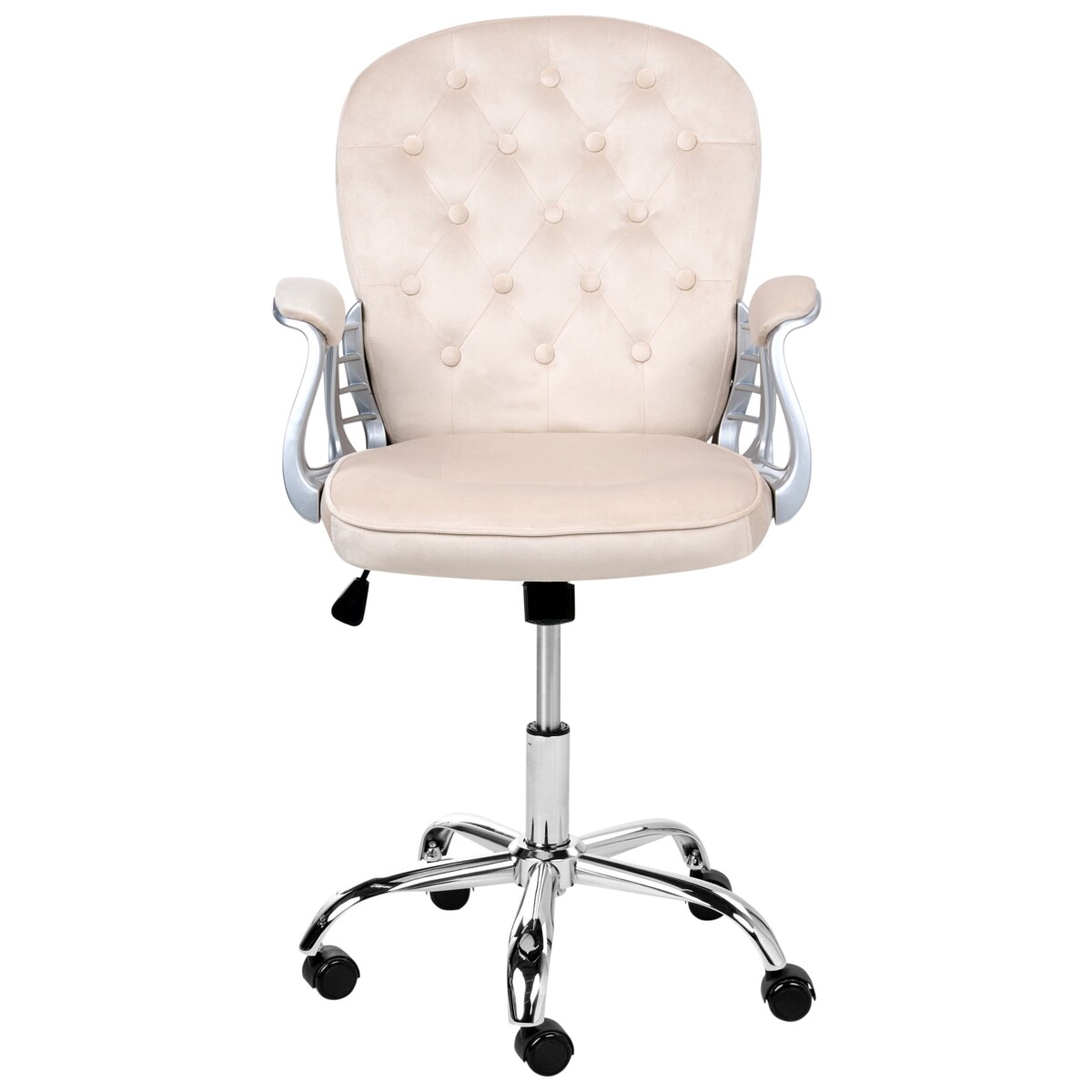 Krzesło biurowe Obrotowy PRINCESS Welur Beżowy