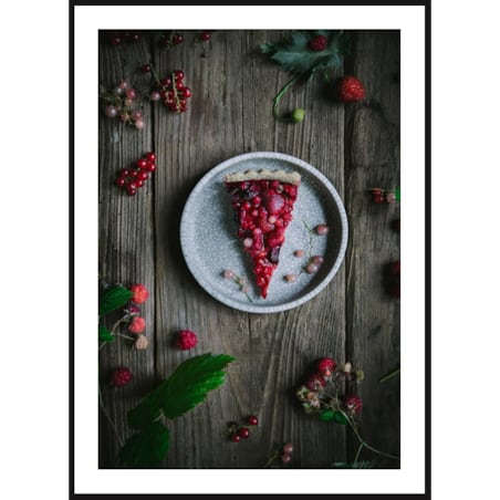 Poster Story, Plakat, Obraz - Kawałek Tarty Owocowej, wymiary 42 x 60 cm