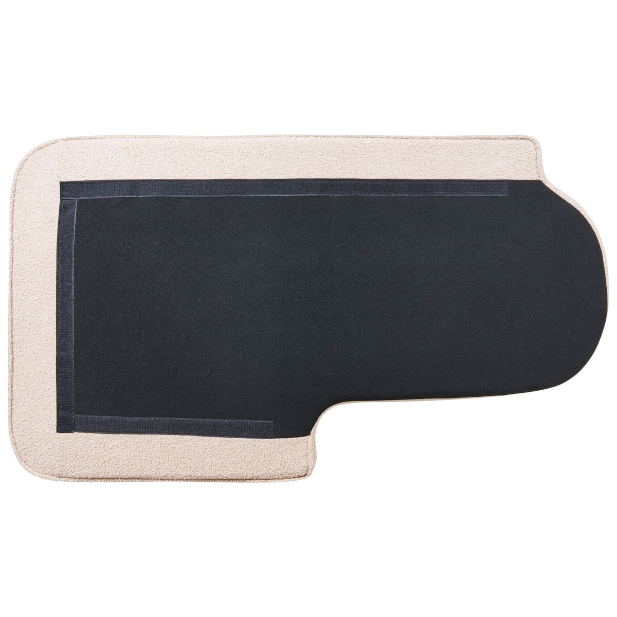 Szezlong boucle prawostronny jasnobeżowy ALLIER