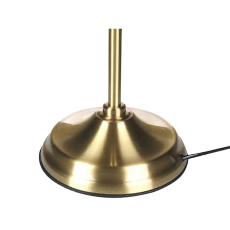 Lampa stołowa metalowa zielona ze złotym MARAVAL