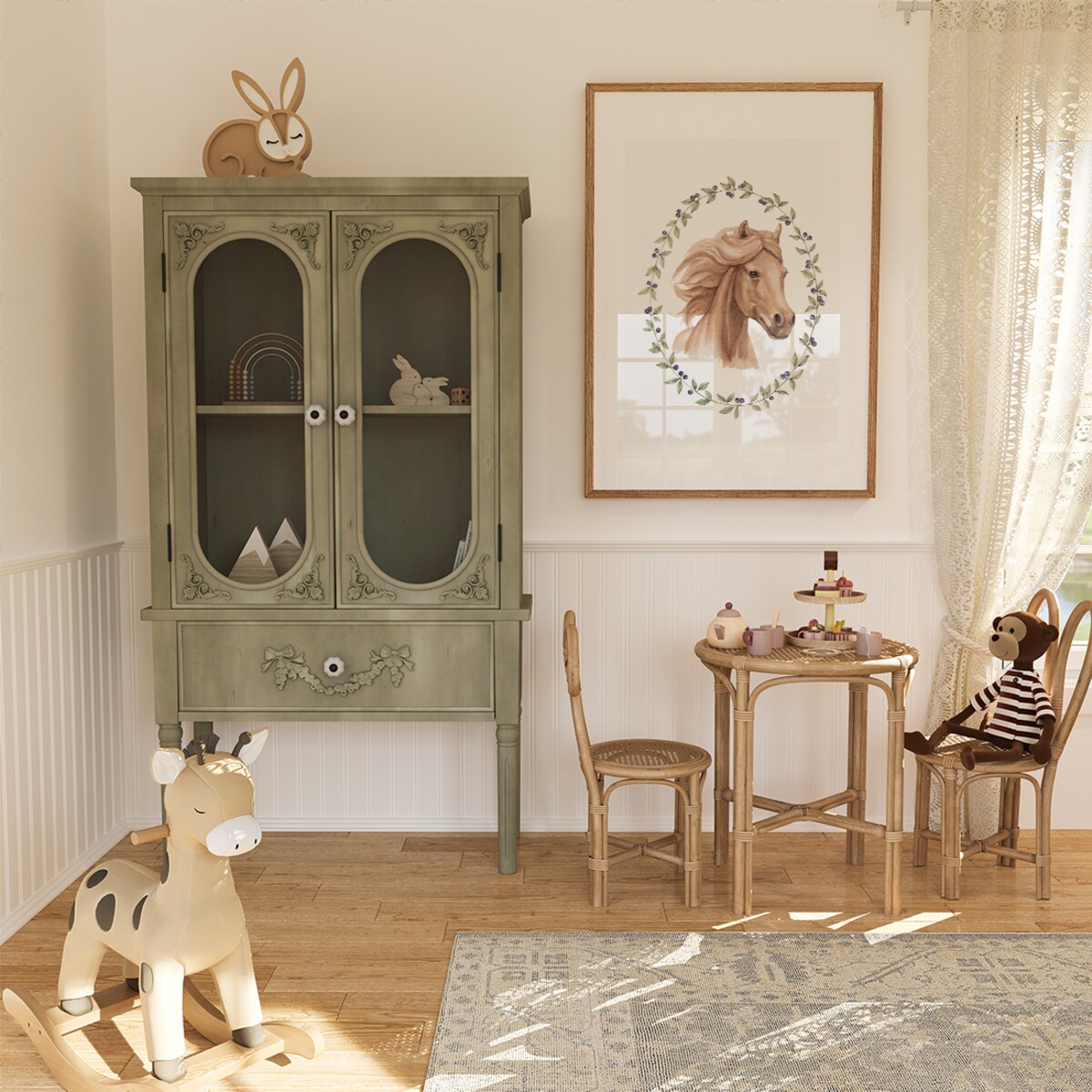 Plakat dla dzieci Koń Kasztan 20x30