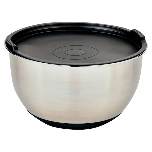 Wielofunkcyjna miska z silikonową pokrywą i skalą do odmierzania składników, 24 x 24 cm