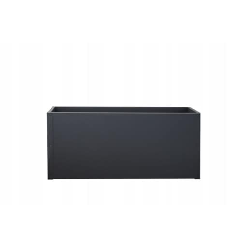 Donica ogrodowa metalowa150x40x70 RAL7016 antracyt