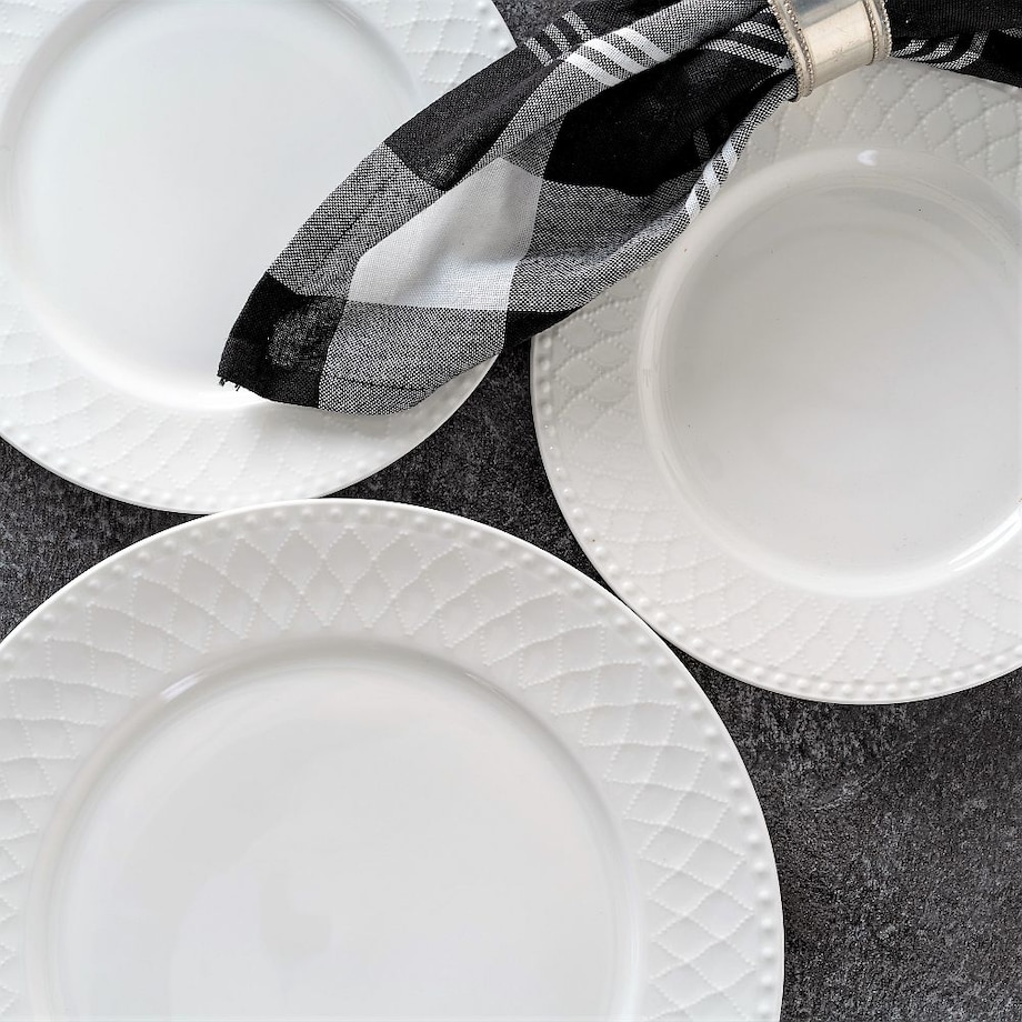 VILLA ITALIA Miseczka śniadaniowa 16 cm porcelanowa ROMA white