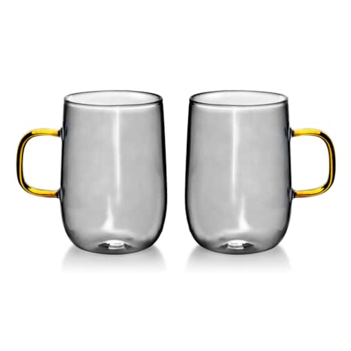 PETER Komplet 2 kubków termicznych 400ml 10.5x7.2xh11cm szare