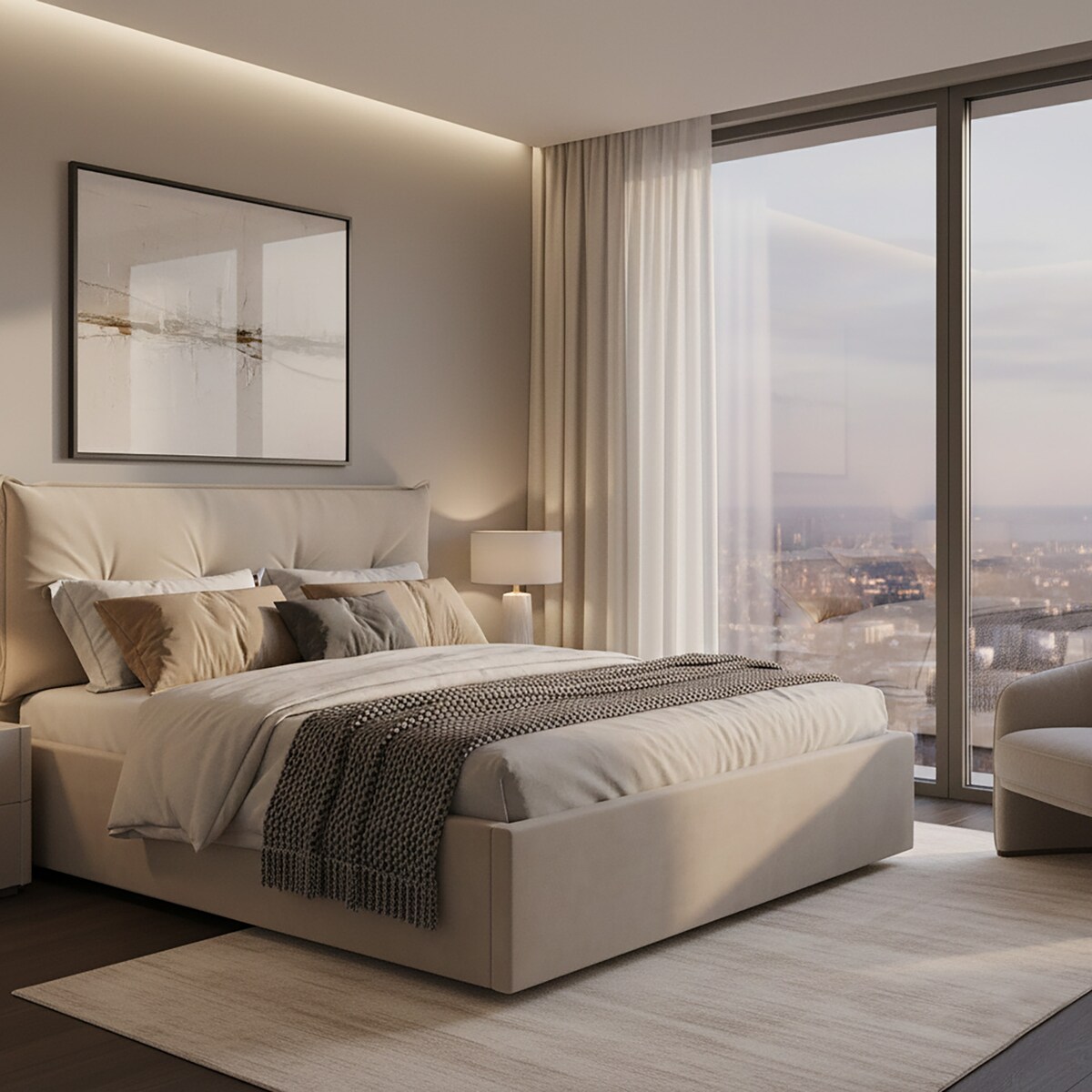 Łóżko Tapicerowane Regal 140X200 Stelaż Pojemnik Na Pościel Wind 05