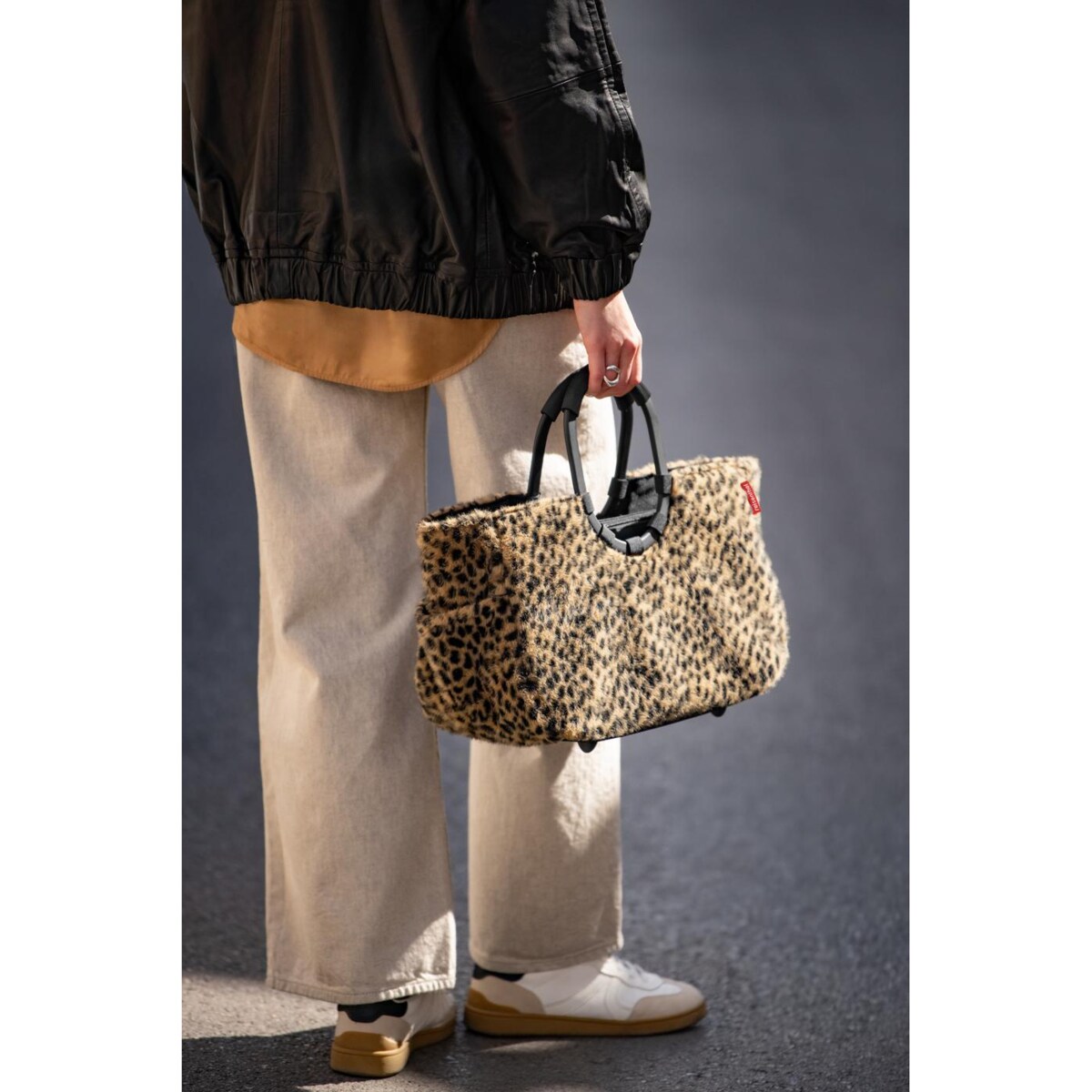 Torba LOOPSHOPPER M, leo fake fur