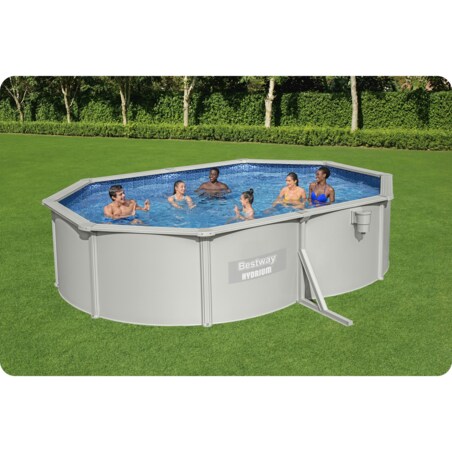 Basen stelażowy Hydrium 500x366x122 Bestway całoroczny 56586 zestaw