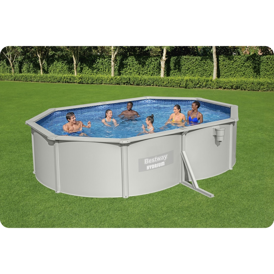 Basen stelażowy Hydrium 500x366x122 Bestway całoroczny 56586 zestaw