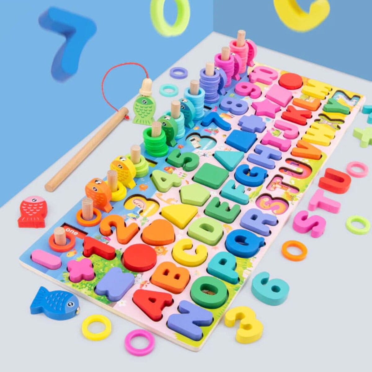 Tablica edukacyjna Montessori - Wesołe podwórko