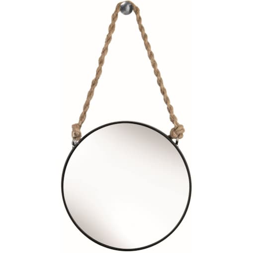 Kleine Wolke Rope Lusterko kosmetyczne czarny