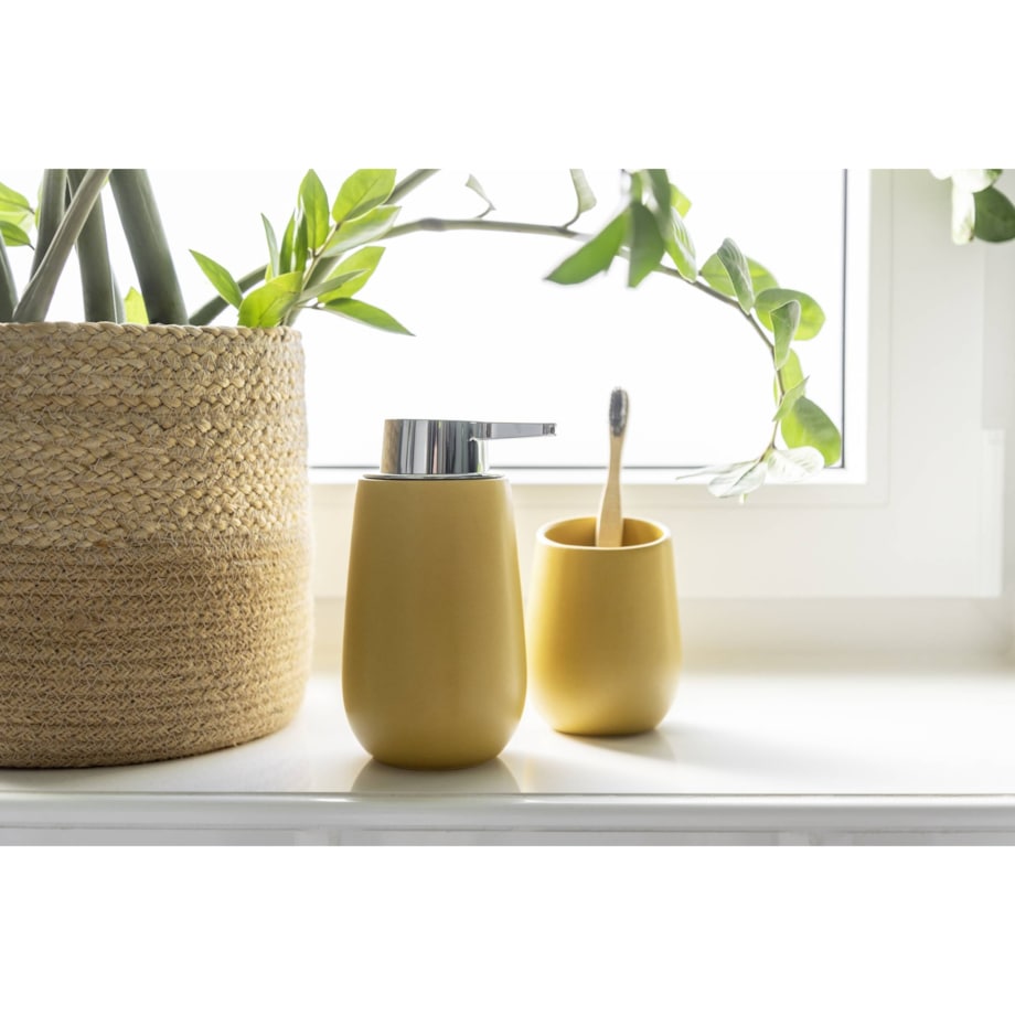 Kubek ceramiczny na szczoteczki BADI, WENKO