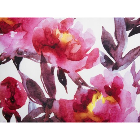 2 poduszki ogrodowe w kwiaty 45 x 45 cm biało-różowe LANROSSO