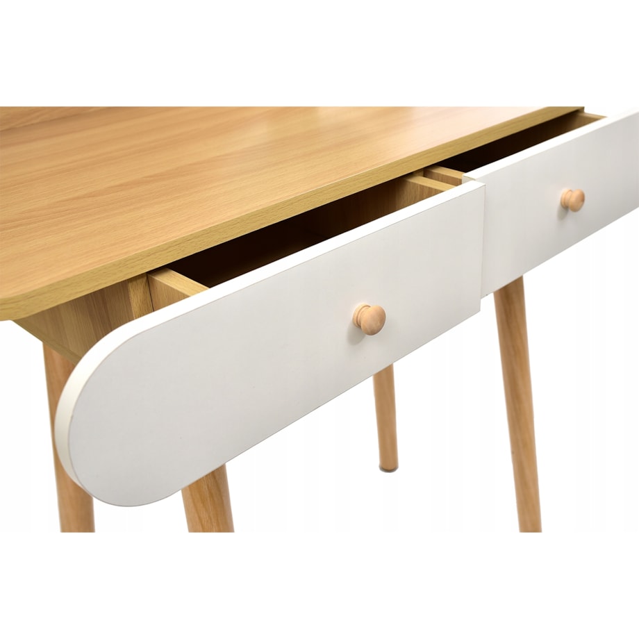 Toaletka z lustrem SCANDI kosmetyczna skandynawska