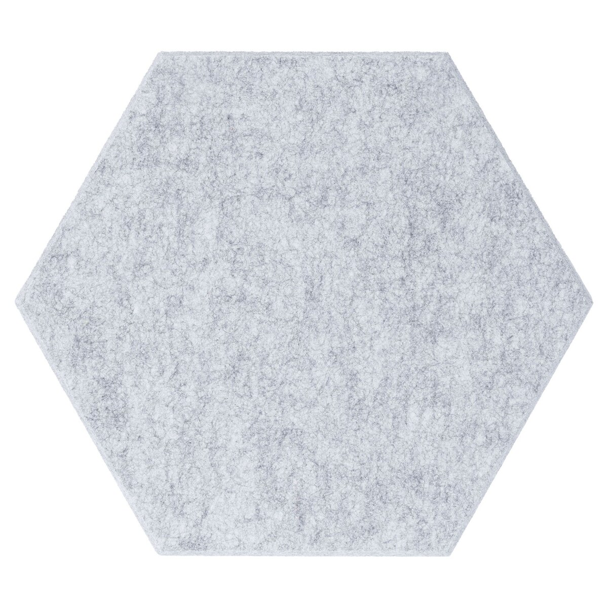 Zestaw 2 szt panel filcowy Felly 40x46 cm płytka heksagon gładki szary