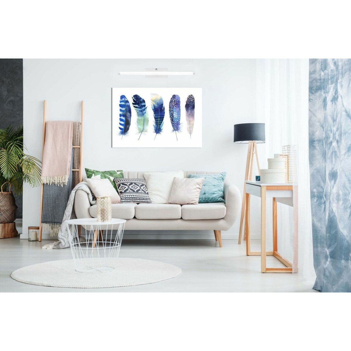 Kinkiet Led App374-1W 50Cm Biały, Metal