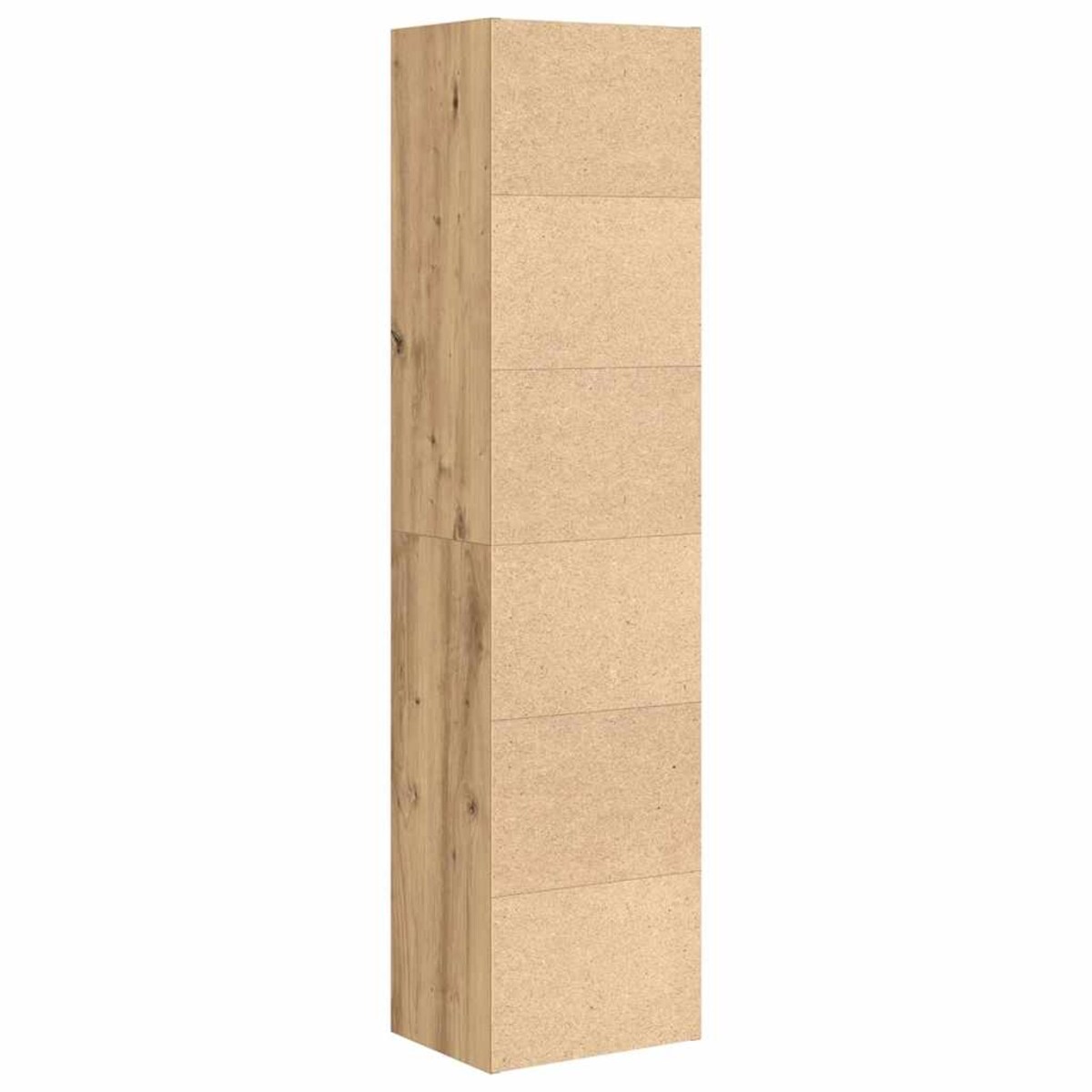 vidaXL Regał, dąb artisan, 31x24x127 cm, materiał drewnopochodny