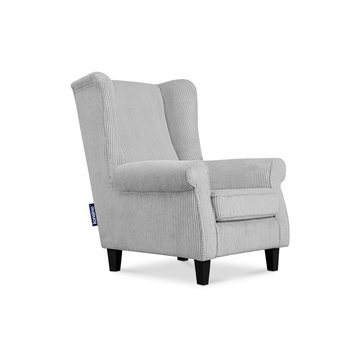 KONSIMO MILES Fotel, kolor Szary