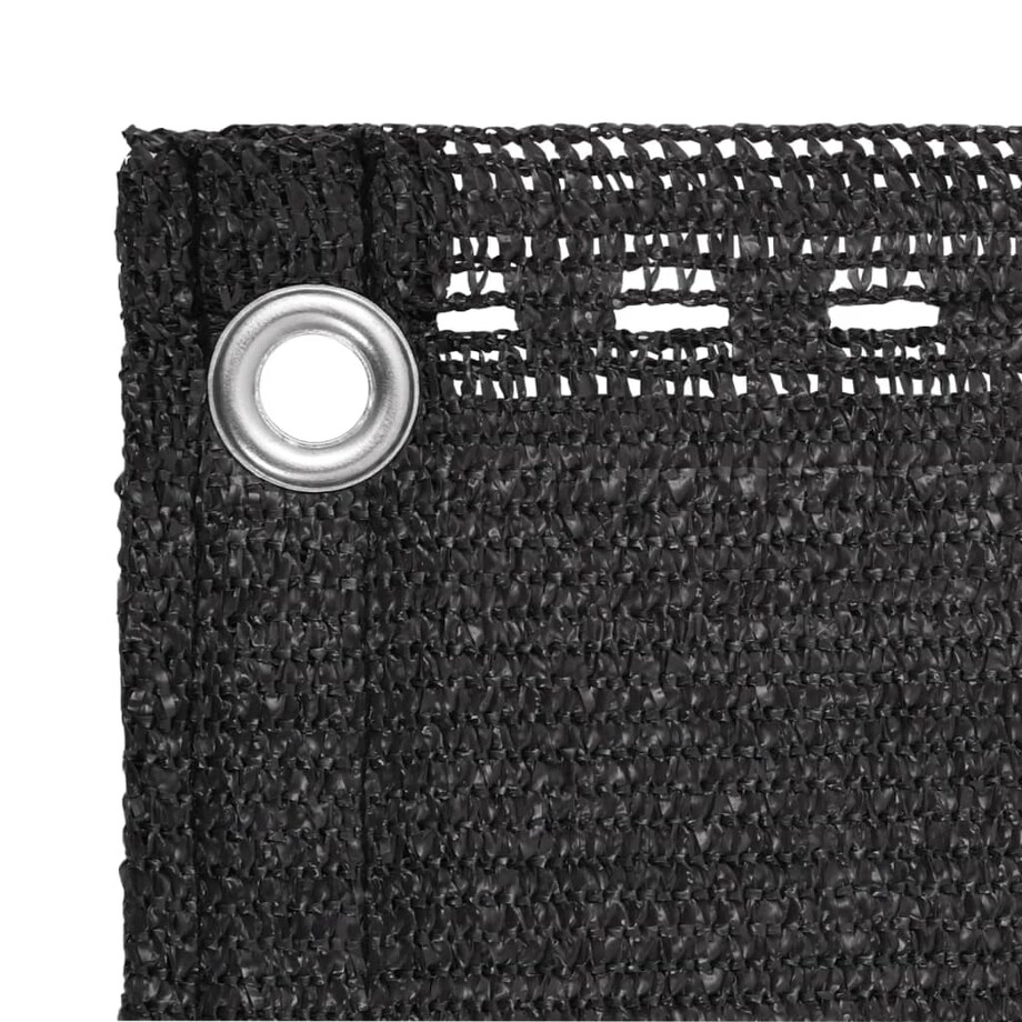 vidaXL Parawan balkonowy HDPE 75x400 cm Antracyt