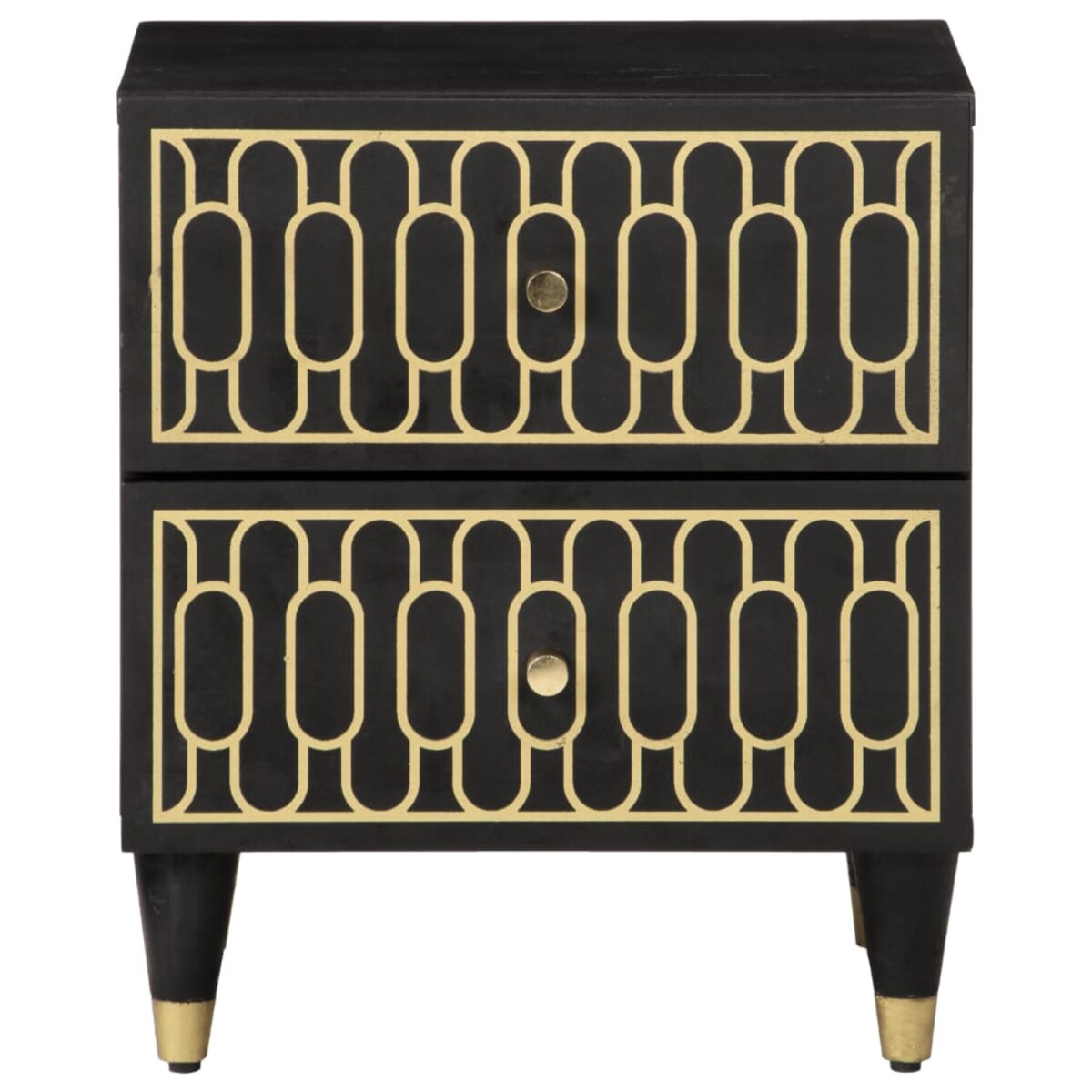 vidaXL Szafka nocna, 40x33x46 cm, lite drewno mango