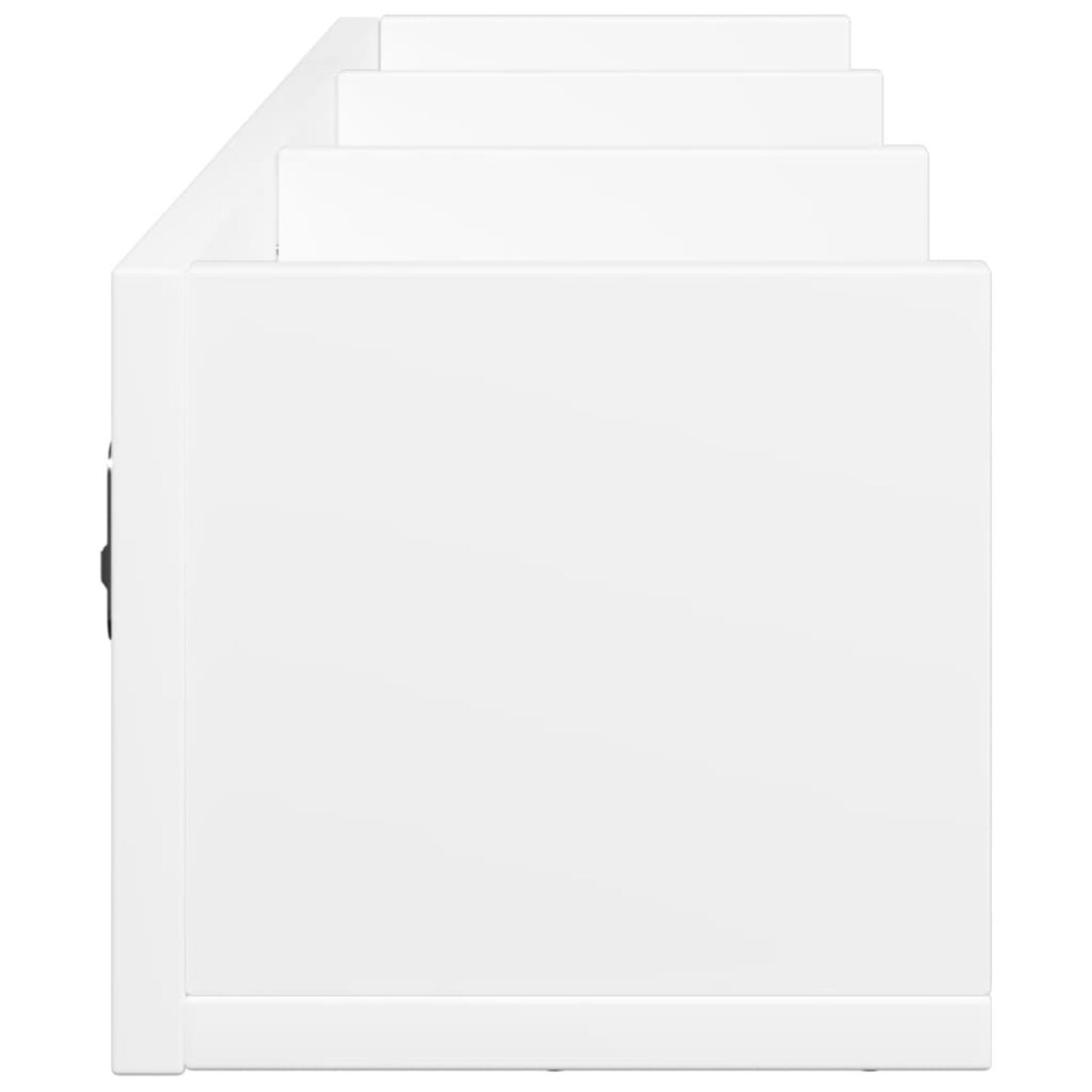 vidaXL Szafki wiszące, 2 szt., białe, 75x18x16,5 cm