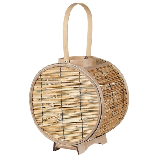 Lampion rattanowy 30 cm naturalny BISTAL