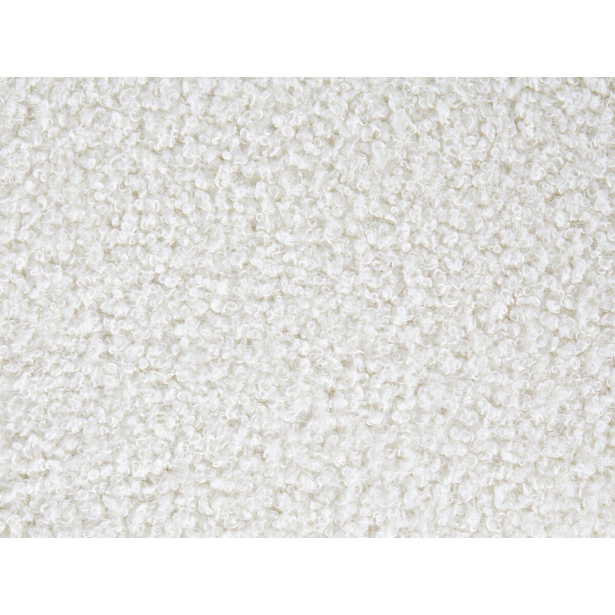 Puf KANSAS Boucle Biały 38 cm 38 cm 39 cm