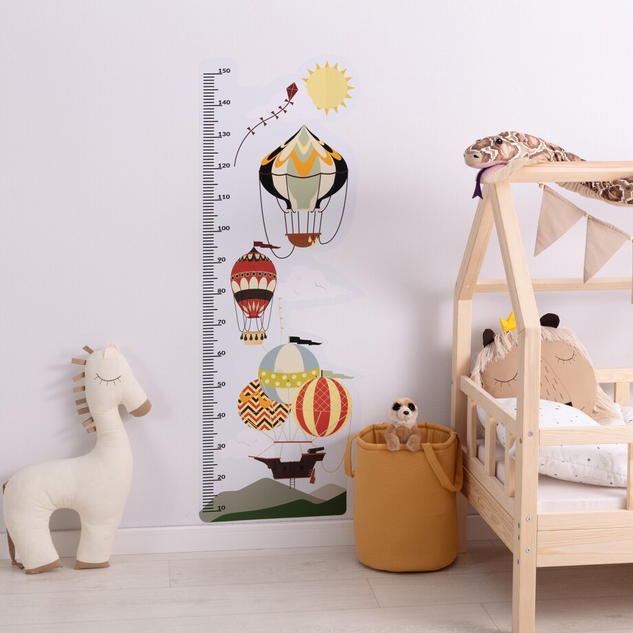 Naklejka miarka Travel Balloons 150x60, 150x60