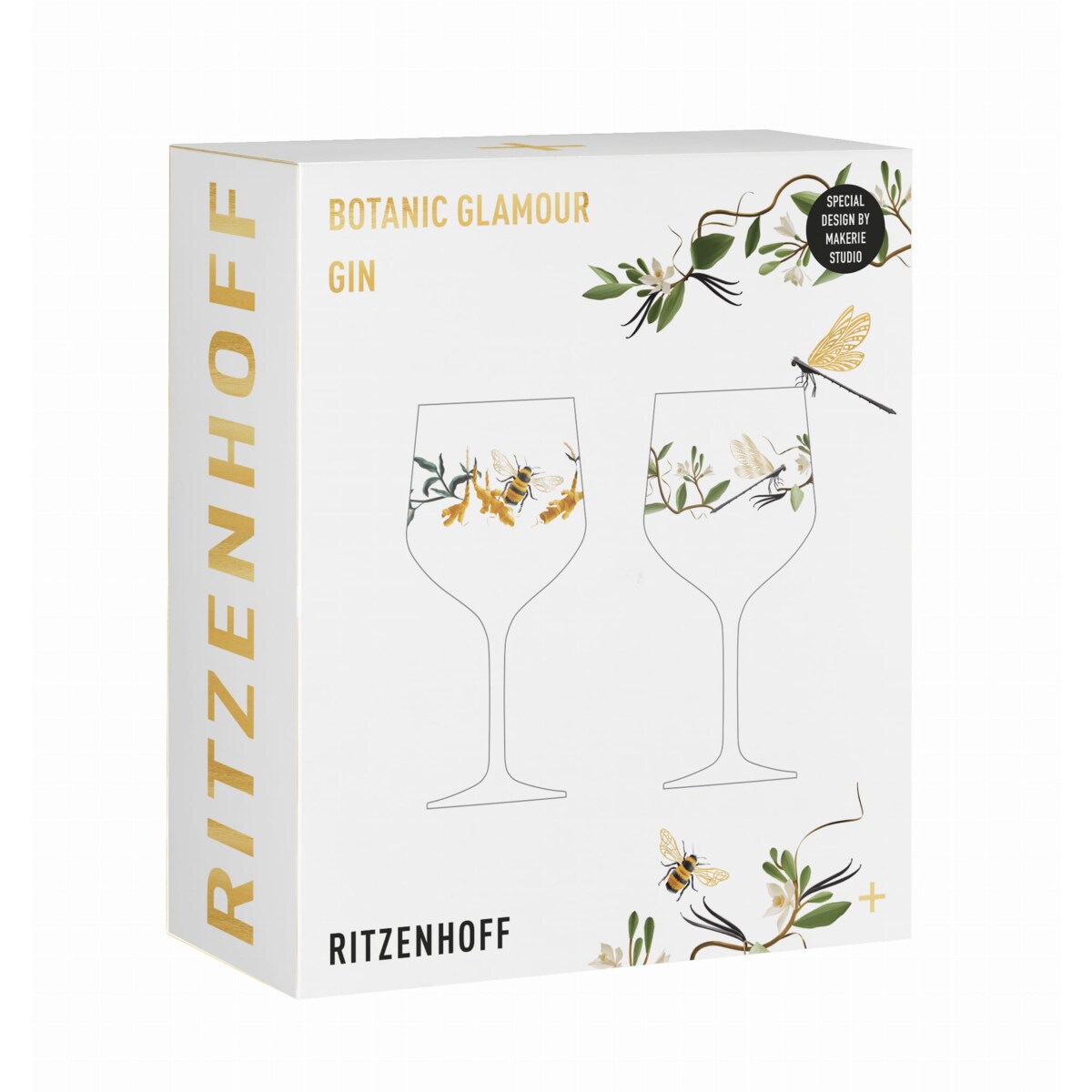 Zestaw 2 kieliszków do ginu Botanic Glamour, Joyanne Horscroft