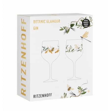 Zestaw 2 kieliszków do ginu Botanic Glamour, Joyanne Horscroft