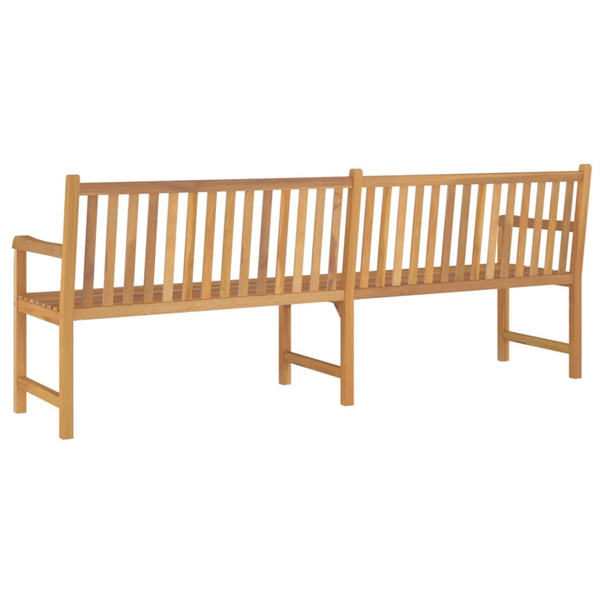 vidaXL Ławka ogrodowa, 228 cm, lite drewno tekowe