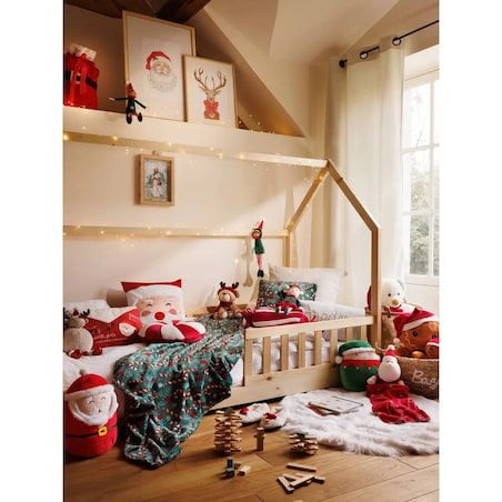 Poduszka aksamitna Santa Calus 40x40 cm