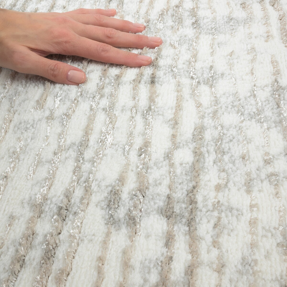 Dywan nowoczesny Milo 60x100 cm przecierka beżowy