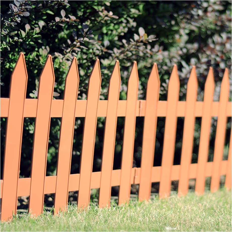 Płotek Ogrodowy 3,22 M Obrzeże Trawnikowe Palisada Terakota