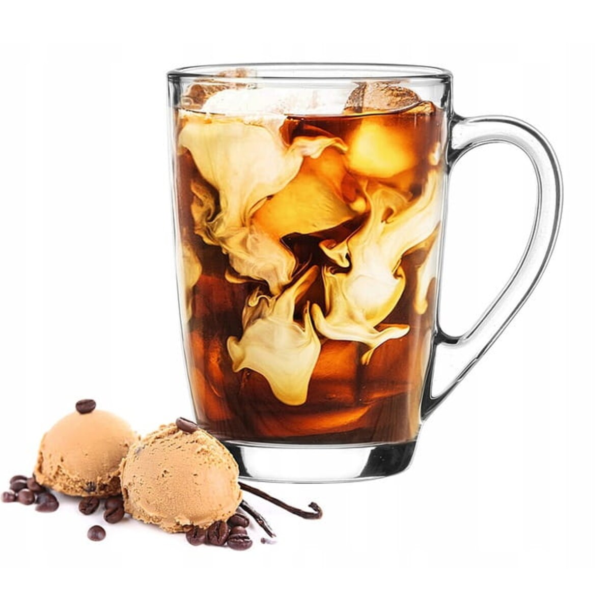 6x szklanki kubki z uchem do kawy latte herbaty Ala 300ml