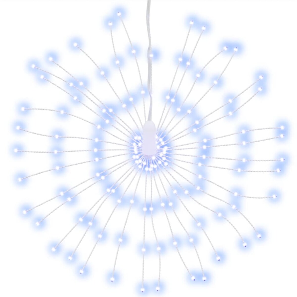 vidaXL Ozdoby świąteczne, 140 lampek LED, 2 szt., zimna biel, 17 cm