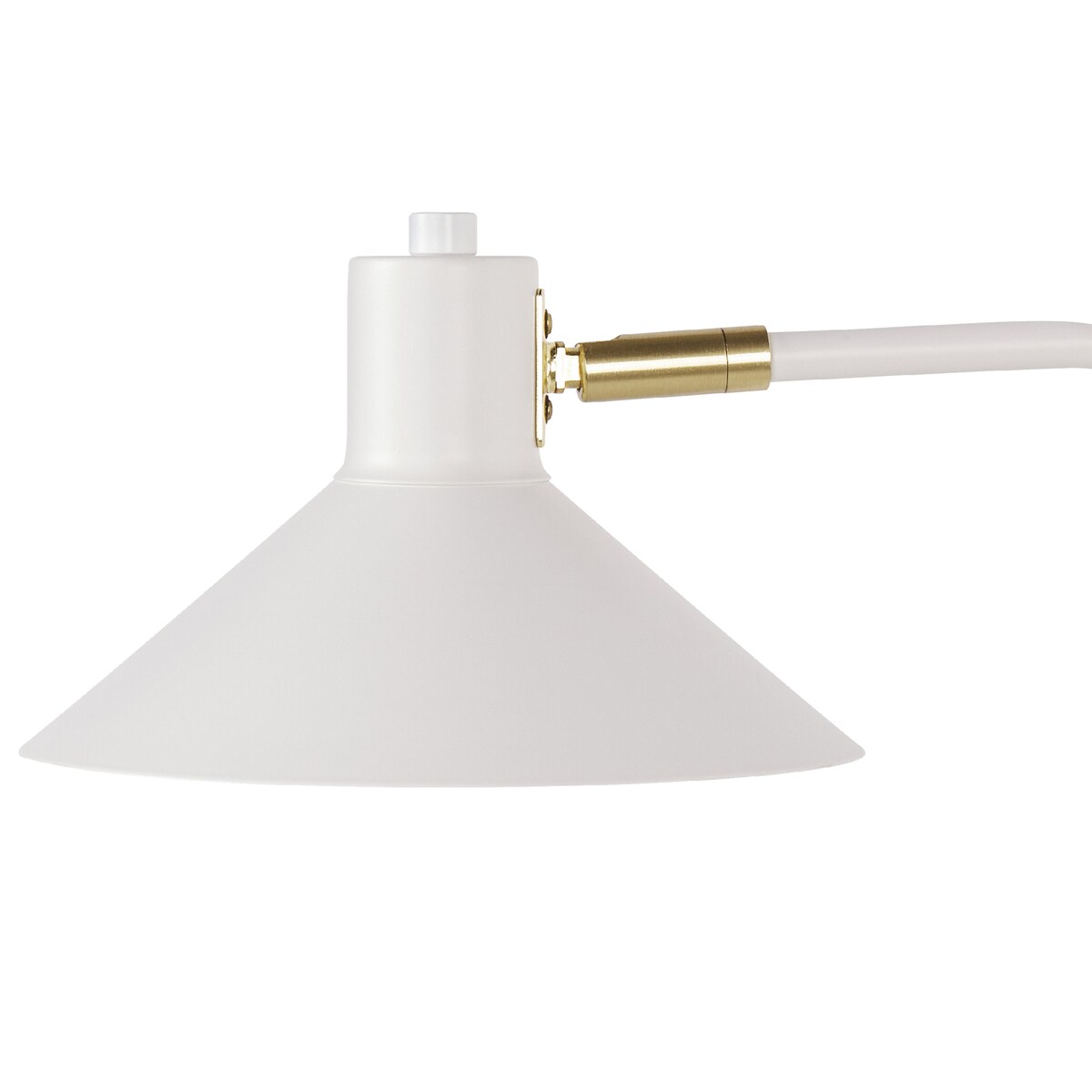 Lampa ścienna BALIEM Biały Metal Regulowana
