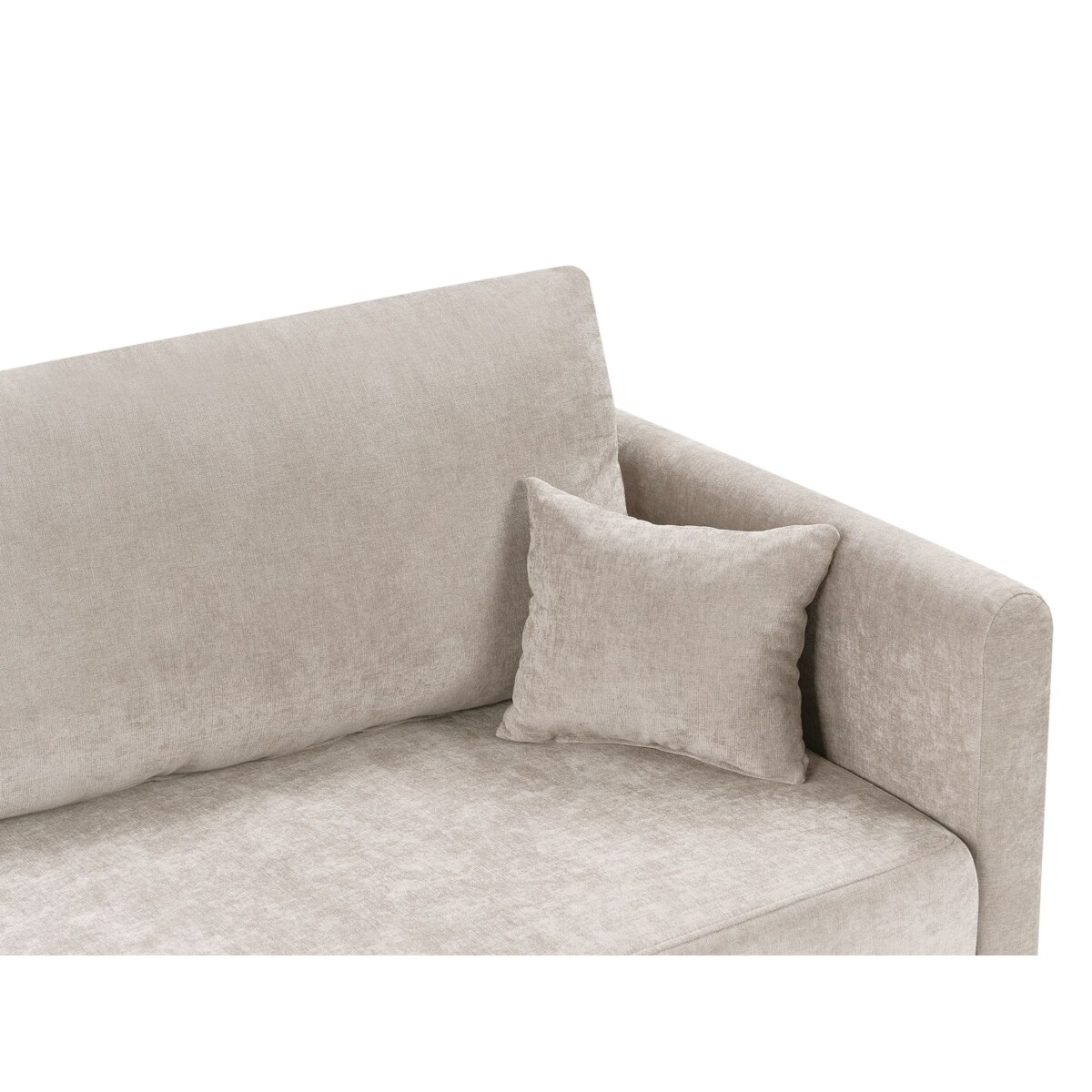 Sofa rozkładana BLEIK Jasnobeżowy Z miejscem do przechowywania