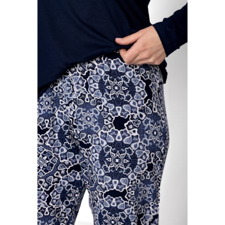 Piżama Moon Vibes Navy, L