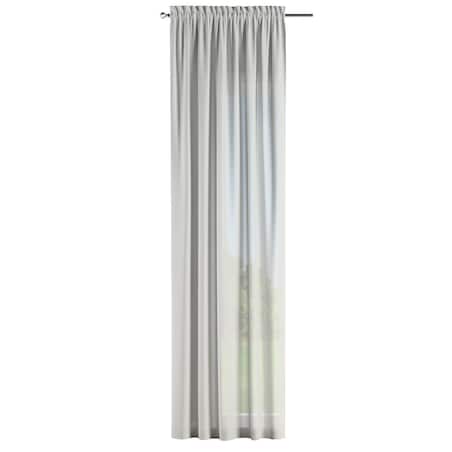 Zasłona na kanale z grzywką 1 szt. 130x245 prześwitujący, naturalny