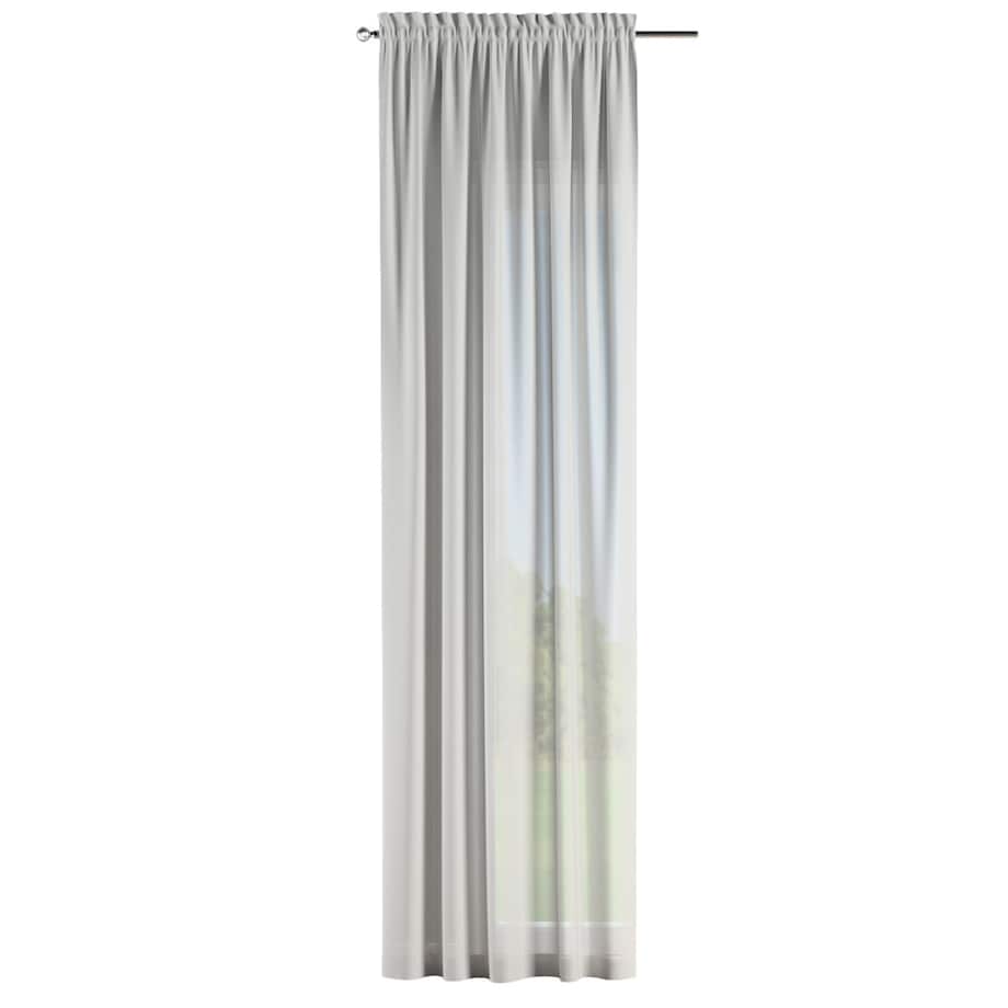 Zasłona na kanale z grzywką 1 szt. 130x245 prześwitujący, naturalny