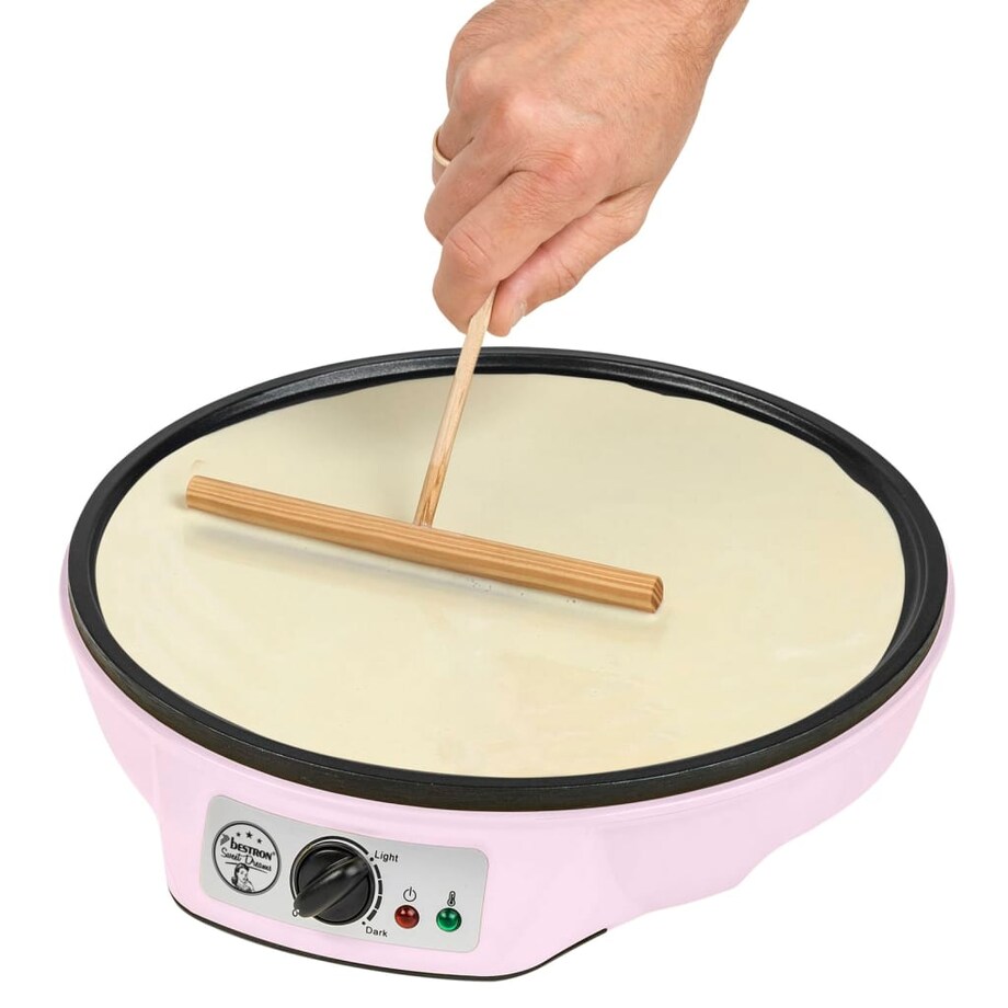 Bestron Naleśnikarka ASW602P, 1000 W, różowa