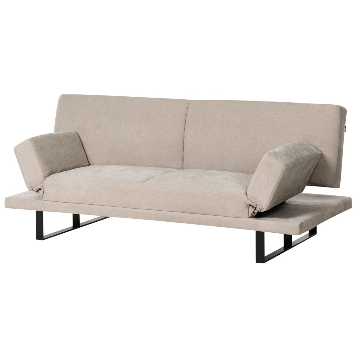 Sofa rozkładana dla 2 osób YORK Szenil Beżowy