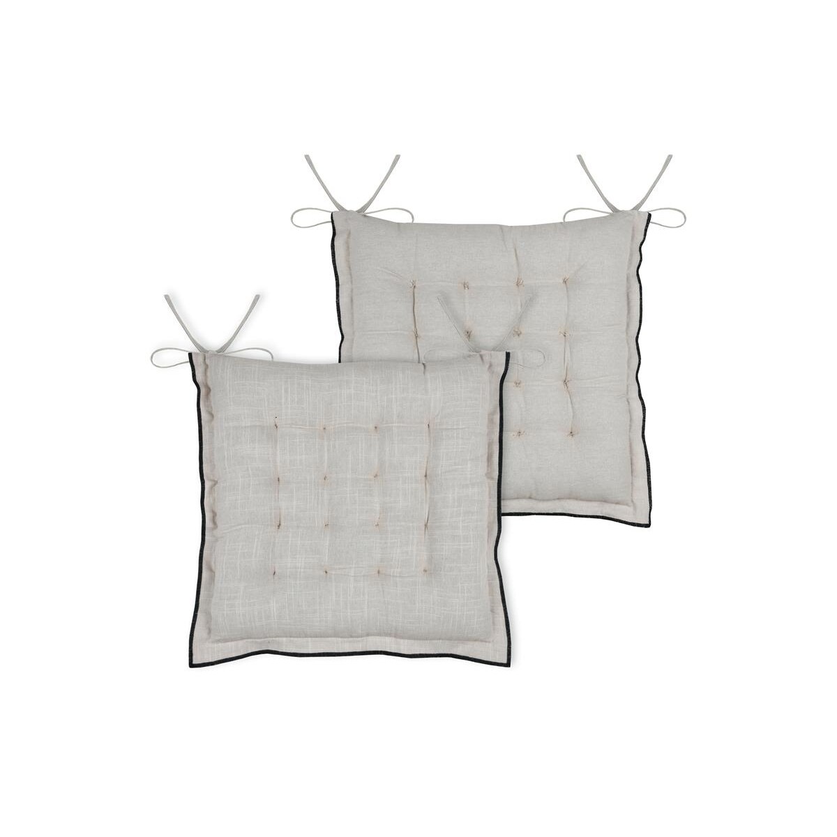 Poduszka na krzesło, z wiązaniem, HELIOS, 38 x 38 cm